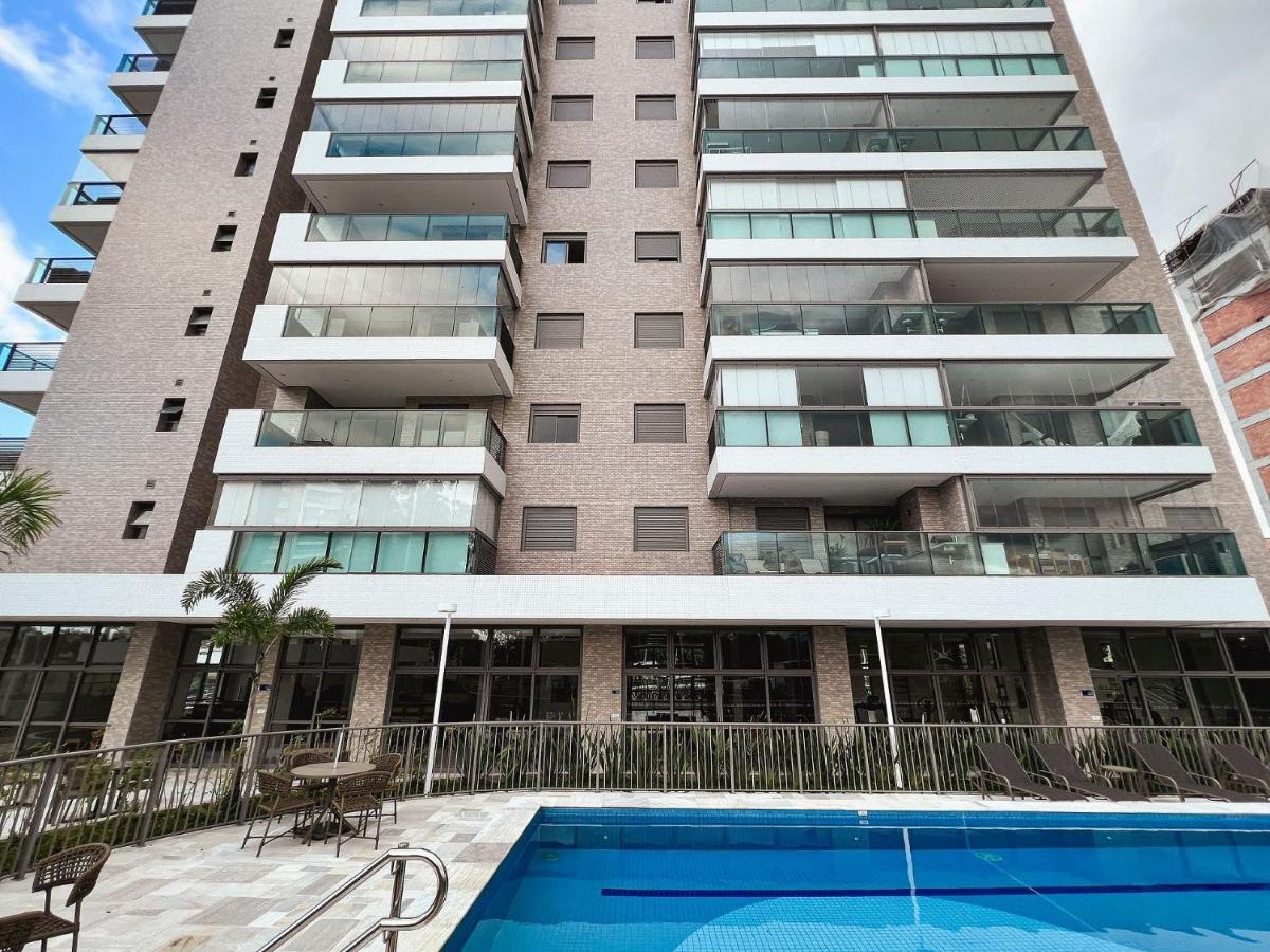 Home 49 I Apto Pe Na Areia E Piscina Aquecida Em Bertioga Exterior foto
